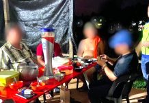 சட்ட மீறலில் ஒன்பது ஆண்கள் குடிபோதையில் உல்லாசமா!