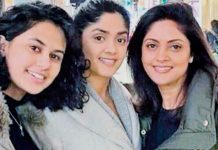 மகள்கள் புகைப்படத்தை வெளியிட்ட நடிகை நதியா