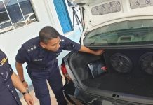 Seorang lelaki ditangkap setelah dadah didapati di subwoofer kereta