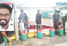 100 குடும்பங்களுக்கு கேஸ் சிலிண்டர்கள்: பிரபாகரன் வழங்கினார்