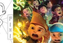 Peminat gesa watak Fizi Upin Ipin mohon maaf