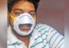 மாற்றுத்திறனாளிகளுக்கு புதிய வகை முகக்கவசம்: திருச்சியைச் சேர்ந்த மருத்துவர் வடிவமைப்பு