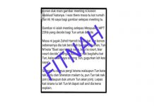 Zahid Perjelas Tujuan Sebenar Pertemuan 23 Feb