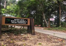 Tujuh dikompaun joging di Bukit Pelindung