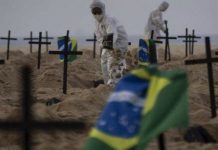 பிரேசிலில் ஒரே நாளில் 627 பேர் பலி