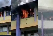Tiga Bilik SMK Pasir Gudang 3 Musnah Dijilat Api