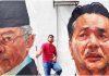 Mural Agong, jeneral perang Covid-19 warnai belakang gerai mamak