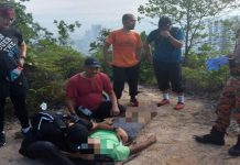 Lelaki maut ketika mendaki bukit