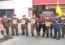 Pegawai bomba kayuh basikal keliling Semenanjung