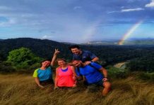Teruja nampak sepasang pelangi di Bukit Dedari