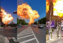 Api Besar Menjulang, Detik-Detik Ngeri Lori Tangki Minyak Meletup Di Rusia