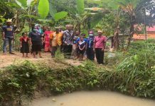 0rang Asli Kampung Changkat Ramu minum air kotor