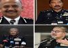 Empat pengarah jabatan PDRM yang baharu terima tugas hari ini