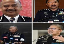Empat pengarah jabatan PDRM yang baharu terima tugas hari ini