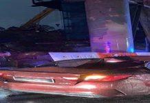 Bumbung kereta remuk dirempuh kren, tiada kaitan pembinaan SUKE