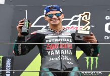 Petronas Yamaha SRT cemerlang, Quartararo raih kemenangan ketiga