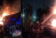 செராஸ் வட்டார தொடர் வீடுகளில் ஏற்பட்ட தீயில் 4 வீடுகள் அழிந்தன