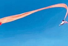 பட்டத்தில் இழுத்து செல்லப்பட்ட 3 வயது சிறுமி