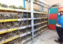 Sindiket Bitcoin guna penyambungan elektrik haram