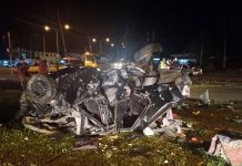 சாலை விபத்தில் ஆடவர் கொல்லப்பட்டார்: பெண்ணுக்கு பலத்த காயம்