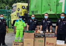 RM4 juta nilai rokok dan arak dilupuskan