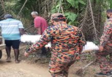 Pekerja ladang lemas terjatuh dalam sungai