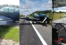 இலகு வகை விமானம் அவசர அவசரமாக தரையிறக்கப்பட்டது