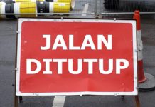 Jalan Raya Tiga Ditutup 16 Hari Mulai Rabu