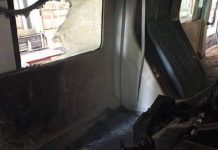 Gerabak monorel terbakar