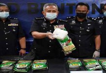 Syabu dalam bungkusan teh Cina
