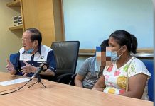 மகனுடன் மலேசியாவில் தங்க தாய் முயற்சி