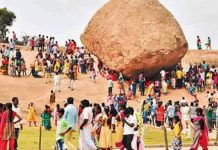 தொடர் விடுமுறையால் மாமல்லபுரத்தில் குவிந்த சுற்றுலா பயணிகள்