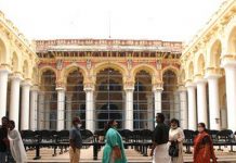 திருமலை நாயக்கா் மகாலில் கட்டுப்பாடுகளுடன் பாா்வையாளா்கள் அனுமதி