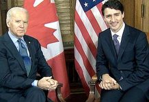 அமெரிக்க ஜனாதிபதியாக பதவியேற்ற ஜோ பைடனுக்கு பிரதமர் ஜஸ்டின் ட்ரூடோ வாழ்த்து