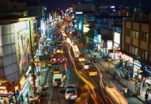 வண்ணமயமாக காட்சியளிக்க காத்திருக்கும் கோவை காந்திபுரம் கிராஸ்கட் சாலை..!