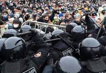 ரஷ்ய எதிர்க்கட்சி தலைவரை விடுதலை செய்யக்கோரி போராட்டம் – ஆயிரக்கணக்கானோர் கைது