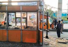 மதுரவாயலில் உள்ள சுங்கச்சாவடியை அடித்து நொறுக்கிய மர்ம நபர்கள்