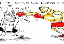 Umno dan Bersatu mula perang di Johor