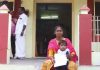 வேலூர் போலீஸ் நிலையம் முன்பு குழந்தையுடன் இளம்பெண் திடீர் தர்ணா