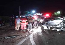 Dua maut kemalangan babitkan dua kenderaan