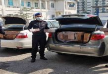 Tak sempat pindah rokok seludup di parkir kondominium