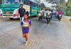 9 வயது சிறுமி 23 கிலோ மீட்டர் ஓட்டம்