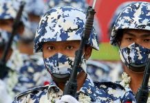 மியான்மரில் போராட்டம்