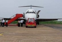 ஐந்தரை ஆண்டுகளாக ராய்பூர் விமான நிலையத்தில் விமானம்