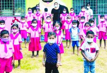 பாலர்பள்ளி மாணவர்களுக்கு நேரடியாக பாடம் போதிப்பதில் மகிழ்ச்சி