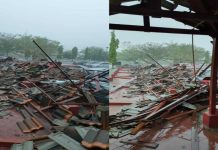 15 kereta dihempap bumbung parkir runtuh di Hospital