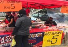 Peniaga OKU dari Johor Bahru jual nasi beriani