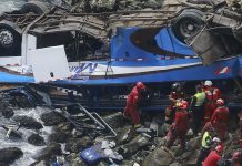 Bas terbalik di Peru-20 maut