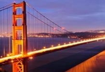 கலிபோர்னியாவில் கோல்டன் கேட் பாலம்