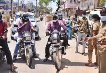 தேவையின்றி சுற்றிய வாகனங்கள்